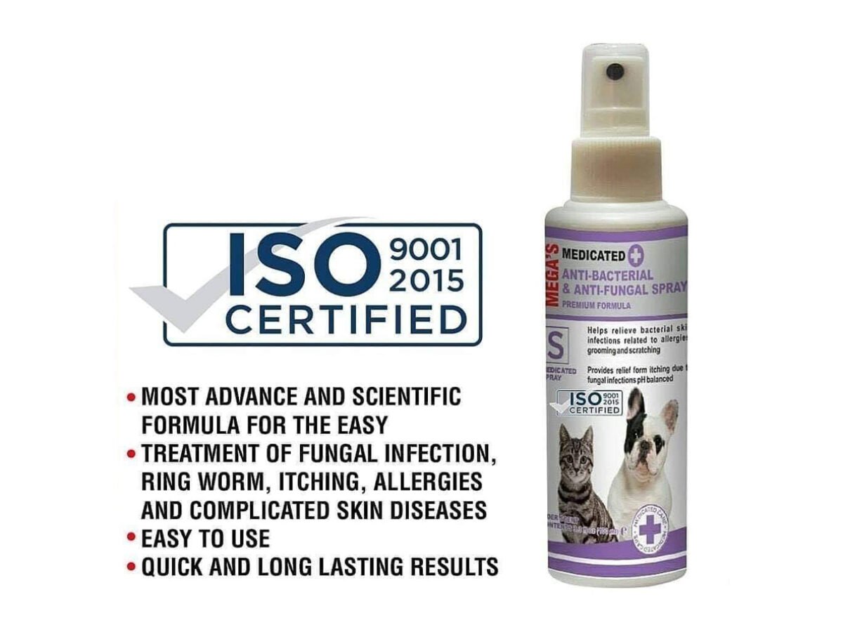 Anti Fungal Anti Bacterial Spray For Cats and Dogs ePetStore.pk