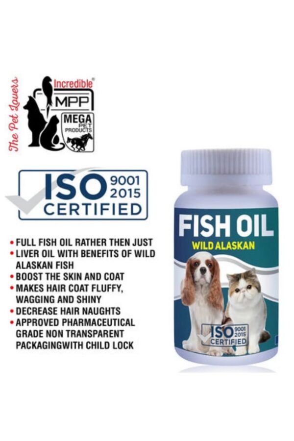 Mega Fish Oil Capsule for Cats and Dogs