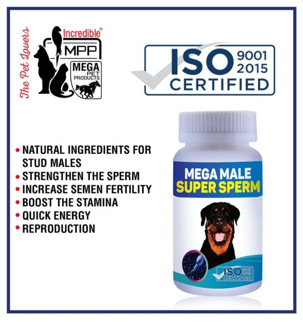 Mega Male Super Sperm For Stud Dogs