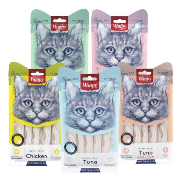 Wanpy Creamy Treats Likable For Cats