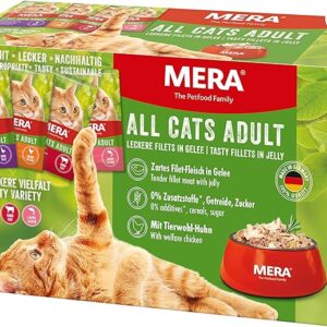 MERA Cats Adult Wet Food Multibox for Adult Cats Grain-Free